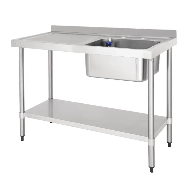 Vogue RVS spoeltafel met afdruiprek | 1200mm Must-Have