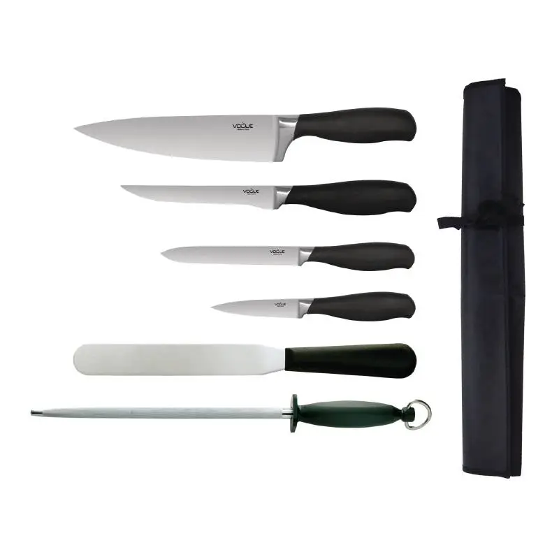 Vogue 6-delige soft grip messenset Gereduceerde Prijs