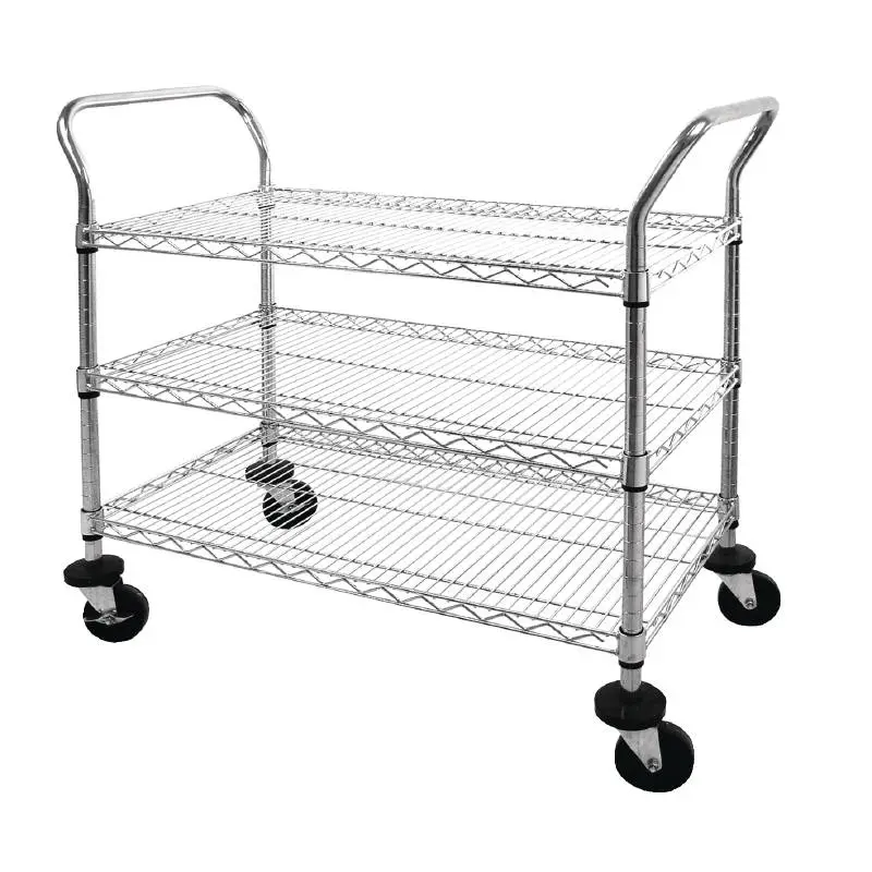 Vogue Serveerwagen | 3 Bladen | 96(h)x91x45 cm Tijdelijk Beschikbaar