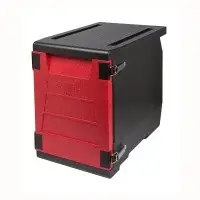 Betrouwbaar Thermo Future Box Voorlader gastronorm | 93 liter | 12 rails | Rode deur