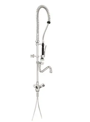 Snelle Levering Bartscher Voorspoeldouche met dubbele greep 26L