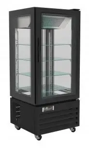 Flitsaanbieding Combisteel Vriesvitrine | 195 cm | Zwart | -18°C/-22°C