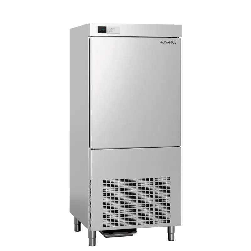 Uitverkoop HorecaTraders Snel vriezer | RVS |-40°+10° | verstelbare poten | 800x930x1814-1864(h) cm