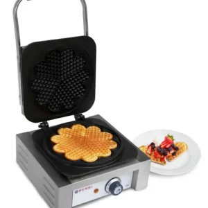 Bestel Nu Hendi Wafelmaker | RVS | Hartvormig | 230 V