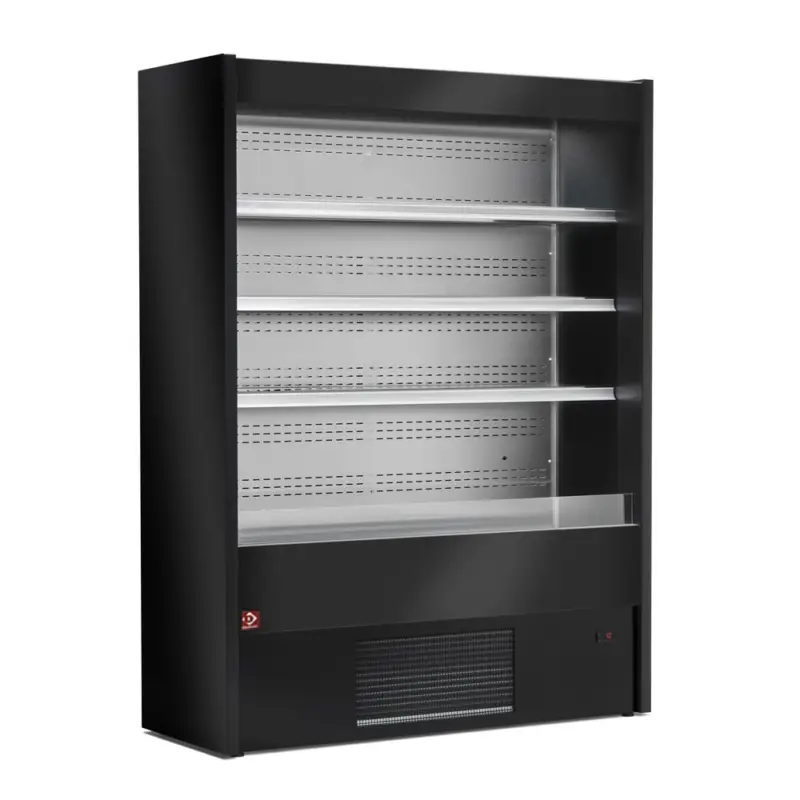 Fabrieksprijs HorecaTraders Wandkoeling | Zwart | +4°+8° | 1000(B) x 570(D)x 2000(H) mm