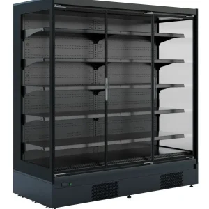Combisteel Wandkoeling zwart | 193,5/88/(h)204 cm Direct Beschikbaar