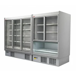 Populair Oscartielle Wandvrieskast | Glazen Draaideuren | Stekkerklaar (2 Formaten)