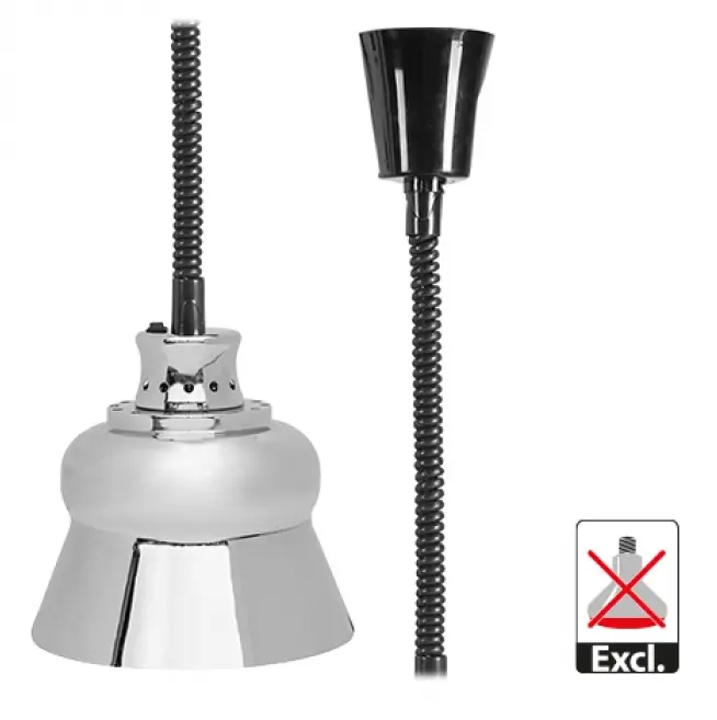 CaterChefWarmhoudlamp | Chroom | 50-180 cm Nieuw