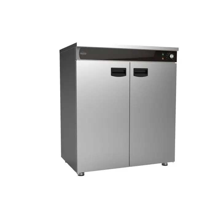 HorecaTraders warmhoudkast met 2 deuren | 90 tot 120 borden| 230V | +30/+85ºC | 750x485x850 mm Must-Have