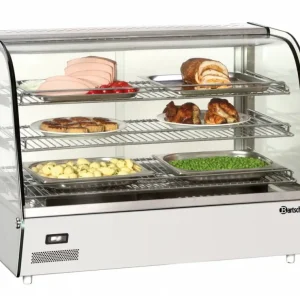 Populair Bartscher Warmhoudvitrine 160 Liter | 3 Roosters
