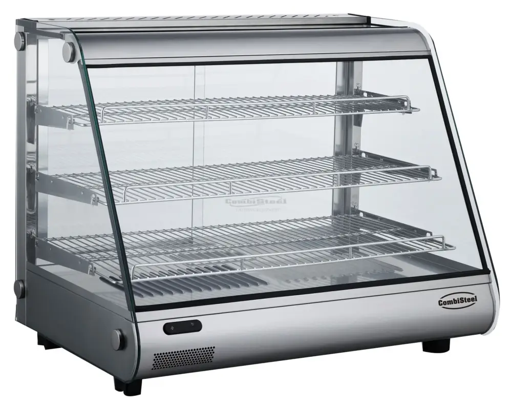 Weekendaanbieding Combisteel Warmhoudvitrine 160 Liter | 857x578x698(h)mm | 1500W