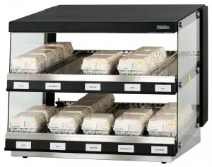 Favoriet Casselin Warmhoudvitrine - Burger | RVS |L 800 x D 640 x H 685 mm