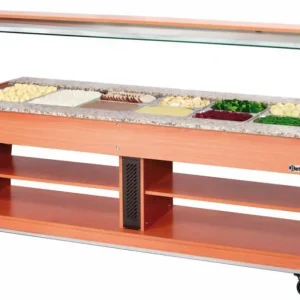 Lage Prijs Bartscher Warmhoudvitrine | Gastro Buffet T | 6 x 1/1 GN