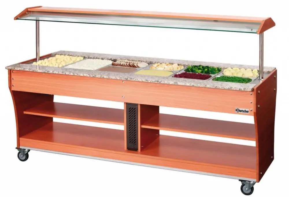 Lage Prijs Bartscher Warmhoudvitrine | Gastro Buffet T | 6 x 1/1 GN