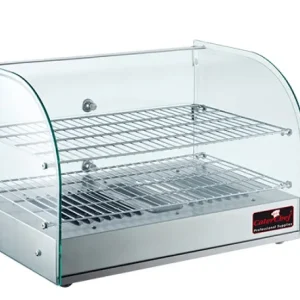 Superprijs CaterChefWarmhoudvitrine | gehard glas | 55x38x38 (H) cm