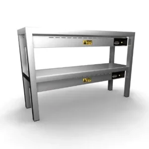 Combisteel Warrmhoudbrug | Keramisch Verwarmd | 2 niveau's | Verschillende afmetingen Gecertificeerd