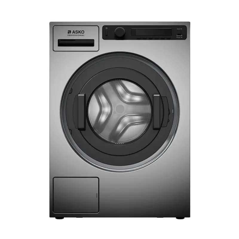 Tijdelijk Beschikbaar Asko Professional Wasmachine professioneel afvoerpomp/afvoerklep 9kg 1400trn B RVS