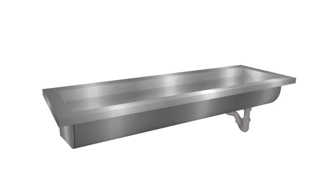 Hoge Kwaliteit HorecaTraders Wastrog Wasbak | RVS | 300(b)x40x24(h) cm