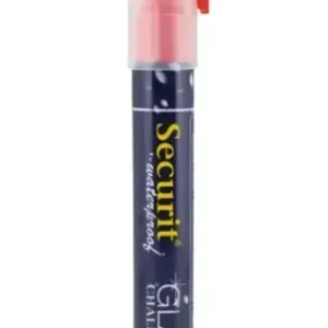 Nieuw Securit Waterproof krijtstift met 2-6mm penpunt | Glas + Krijtbord | Rood | Vloeibaar krijt