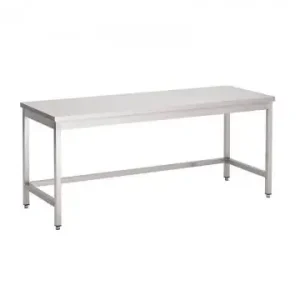 Rechtstreeks Van De Fabrikant Combisteel Werktafel RVS Open Onderstel | 70cm| 7 Formaten