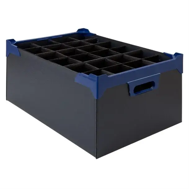 Wijn glazen doos|500x345x200mm | (pak van 5) Express Levering