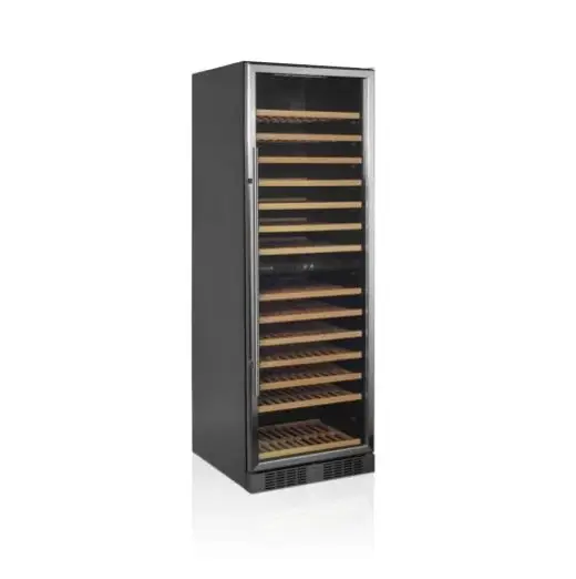 Goedkoop Tefcold Wijnkoeler | RVS | 250L | 163 Flessen | 595 x 680 x 1760 mm