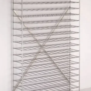 Weekendaanbieding HorecaTraders Wijnrek Verchroomd | 180 Flessen 100 x 30 x (H) 190cm