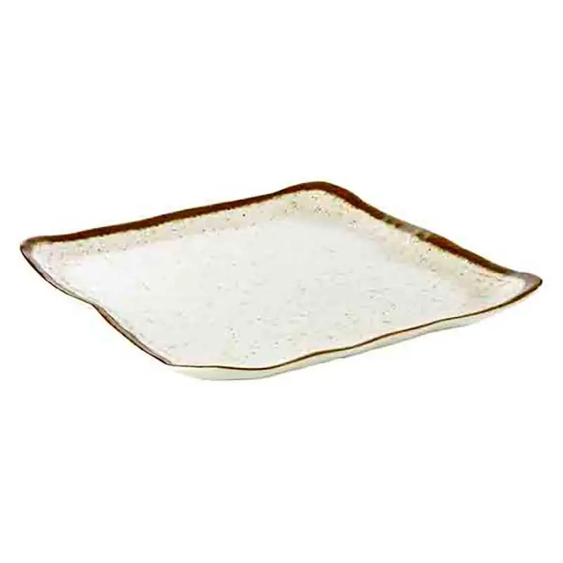 Direct Verzonden APS Witte Melamine Bord | Stone Art Line | 33,0 x 32,5 cm