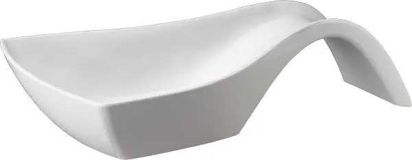 APS Witte melamine schaal | met Golf Beperkte Voorraad