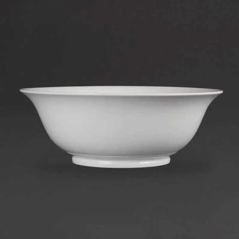 Olympia Witte Porselein Salade Schaal 33cm Exclusieve Aanbieding