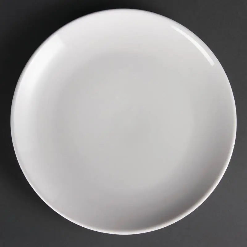 Olympia Witte ronde horeca borden 25 cm (stuks 12) Exclusieve Aanbieding