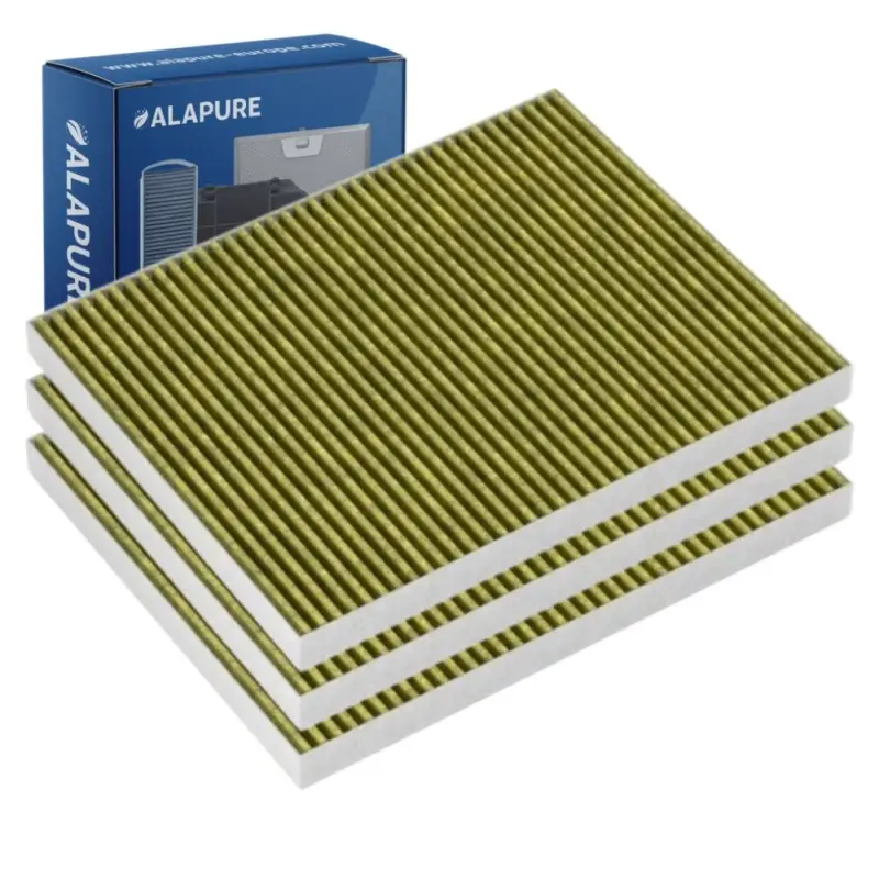 Alapure CleanAir Plus Koolstoffilter geschikt voor Siemens 11034226 / 17004041 / LZ21JXB16 (3 St.) Beperkte Voorraad