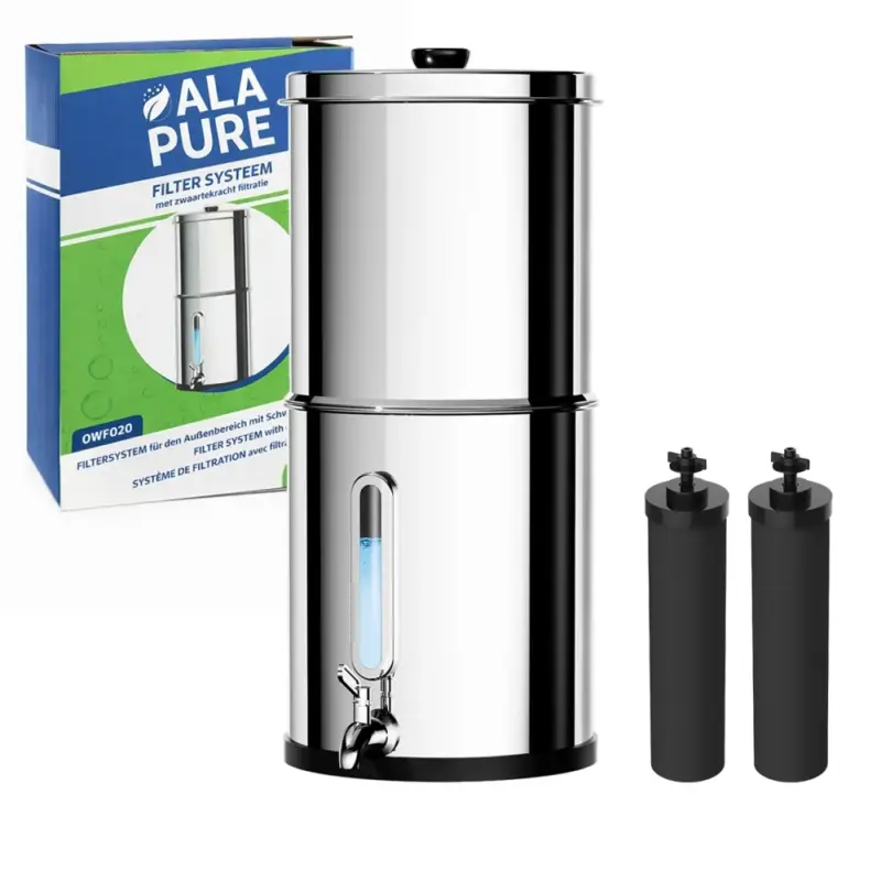 Alapure OWF020 identiek aan Berkey Big RVS 8,5 liter Speciale Aanbieding