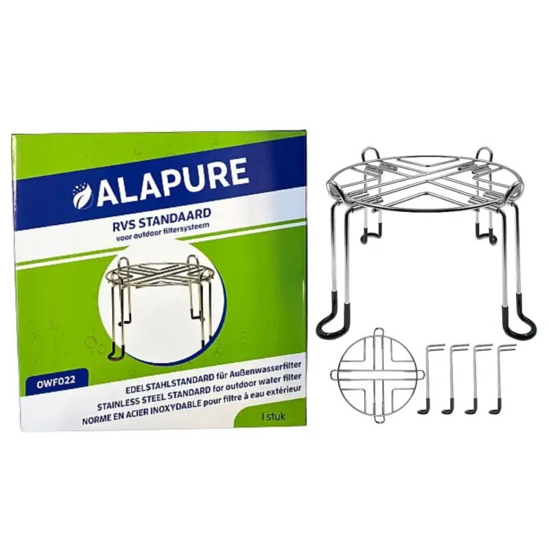 British Berkefeld Deluxe RVS Standaard van Alapure OWF022 Aanbieding