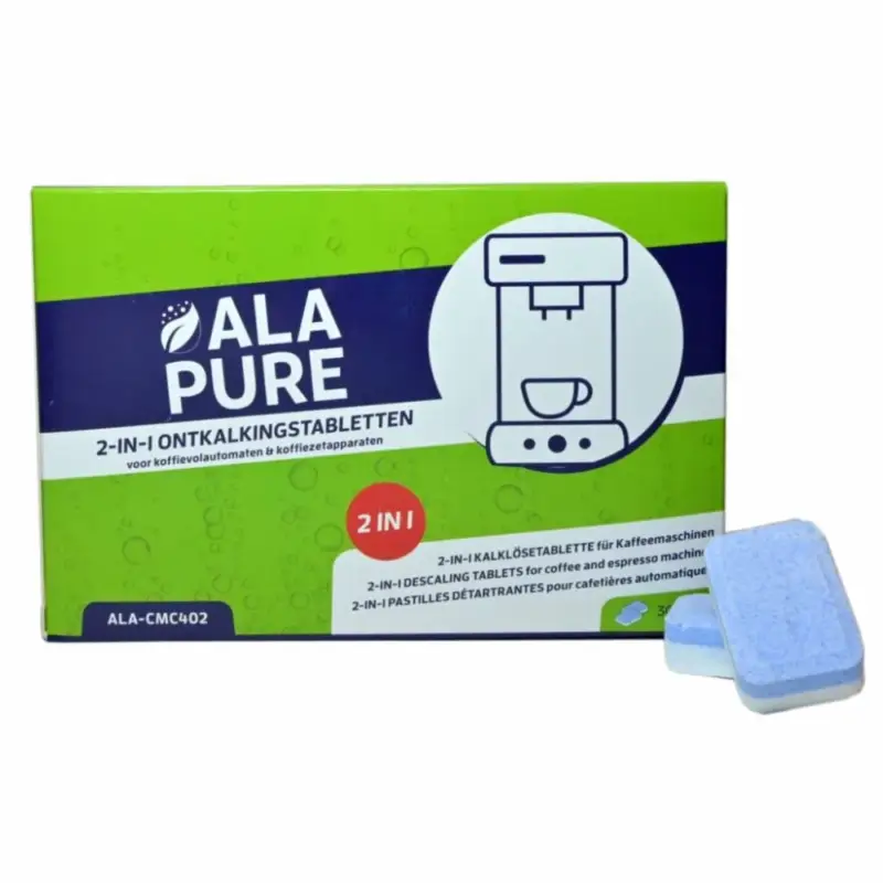 Alapure 2-in-1 Ontkalkingstabletten 20 gram geschikt voor Jura 70751 (30st.) Tijdelijk Beschikbaar