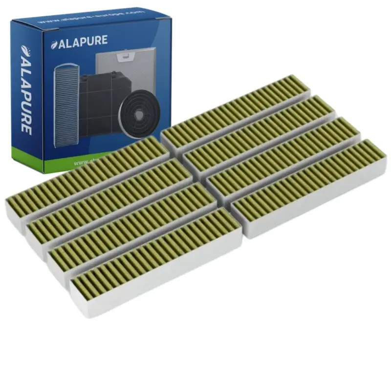 Nieuw Alapure CleanAir Plus Koolstoffilter geschikt voor Siemens 17005507 / LZ21WWB16 (8 St)