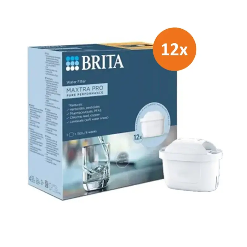Dagaanbieding BRITA MAXTRA PRO Pure Performance Waterfilters 12-pack – filtert PFAS
