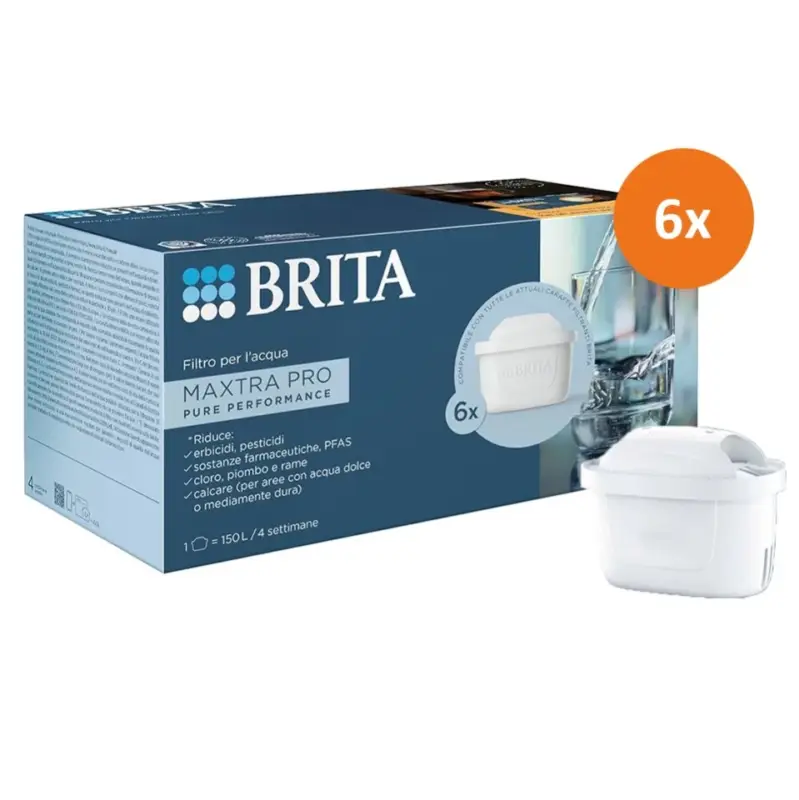 BRITA MAXTRA PRO ALL-IN-1 Waterfilter 6-Pack (Filtert PFAS) Uitverkoop