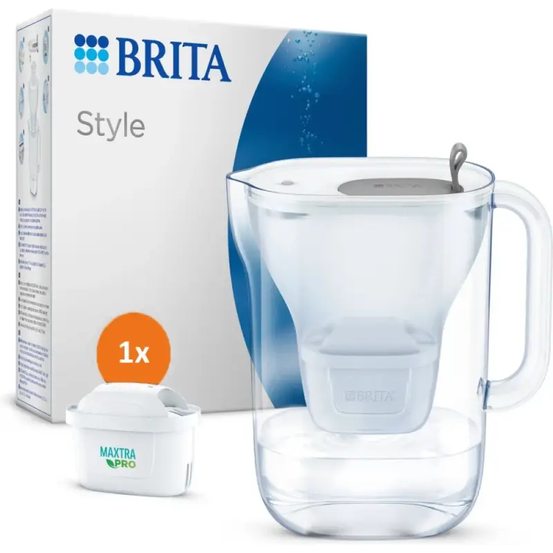 Brita Waterfilterkan Style + MAXTRA PRO Waterfilter Nieuw