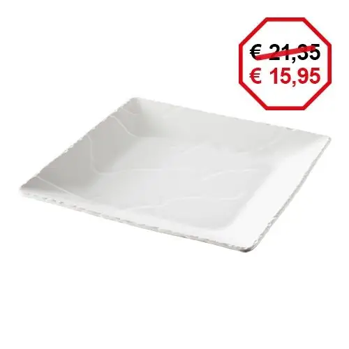 Seizoensaanbieding bord 28x28cm