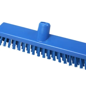 FBK HACCP kleurcode schrobber met harde vezels geschikt voor hardnekkige reiniging van vloeren en wanden 280 x 50 mm, hard, blauw 20153 Tijdelijk Beschikbaar