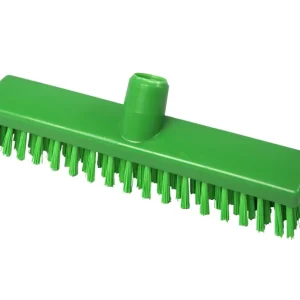 Betaalbaar FBK HACCP kleurcode schrobber met harde vezels geschikt voor hardnekkige reiniging van vloeren en wanden 280 x 50 mm, hard, Groen 20153