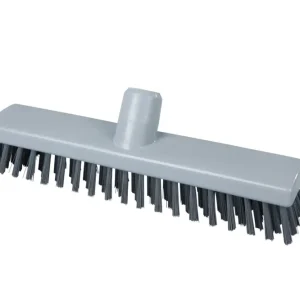 Flitsaanbieding FBK HACCP kleurcode schrobber met harde vezels geschikt voor hardnekkige reiniging van vloeren en wanden 280 x 50 mm, hard, Grijs 20153