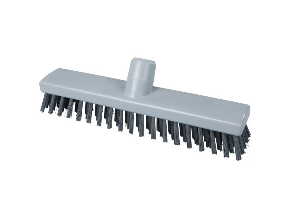 Flitsaanbieding FBK HACCP kleurcode schrobber met harde vezels geschikt voor hardnekkige reiniging van vloeren en wanden 280 x 50 mm, hard, Grijs 20153