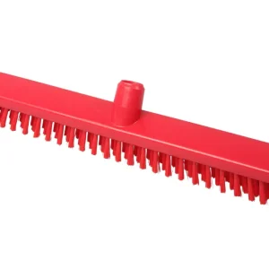 Premium FBK HACCP kleurcode schrobber met harde vezels geschikt voor hardnekkige reiniging van vloeren en wanden 400 x 50 mm, hard, Rood 21153