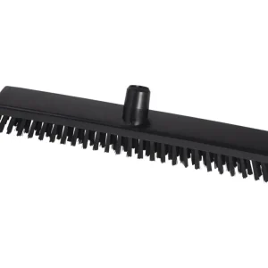Beperkte Voorraad FBK HACCP kleurcode schrobber met harde vezels geschikt voor hardnekkige reiniging van vloeren en wanden 400 x 50 mm, hard, Zwart 21153