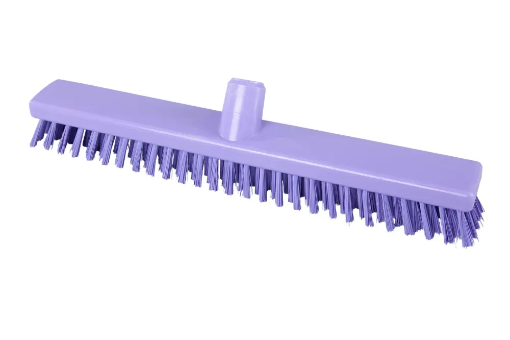 Bestseller FBK HACCP kleurcode schrobber met harde vezels geschikt voor hardnekkige reiniging van vloeren en wanden 400 x 50 mm, hard, Paars 21153