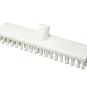 32510104-1 - FBK HACCP kleurcode schrobber met harde vezels geschikt voor hardnekkige reiniging van vloeren en wanden 300 x 60 mm, hard, wit 23153 Weekendaanbieding