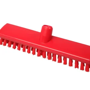FBK HACCP kleurcode schrobber met harde vezels geschikt voor hardnekkige reiniging van vloeren en wanden 300 x 60 mm, hard, Rood 23153 Laatste Versie