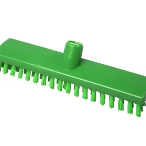 Meest Verkocht FBK HACCP kleurcode schrobber met harde vezels geschikt voor hardnekkige reiniging van vloeren en wanden 300 x 60 mm, hard, Groen 23153